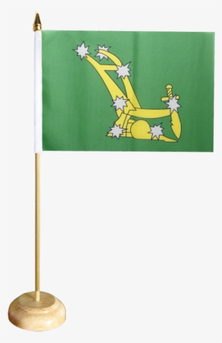 Ireland Starry Plough Green 1916 1934 Table Flag - Giraffe