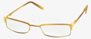 Free Png Download Gold Glasses Clipart Png Photo Png - Gold Glasses Png