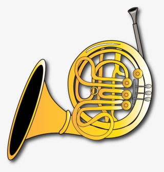 French Horn Clipart At Getdrawings - Graphic Design