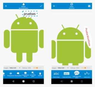 A Diferencia De La Anterior App, Esta Nos Permite Enfocar - Android Logo White Png