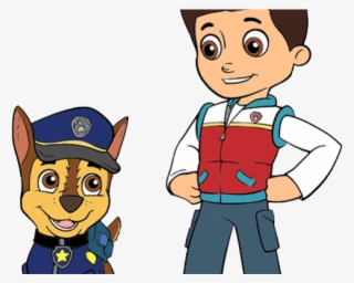 Character Clipart Paw Patrol - Ryder And Chase Paw Patrol