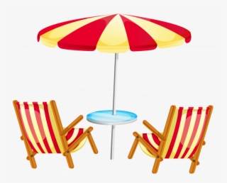 Clip On Beach Chair Umbrella - Beach Transparent Background
