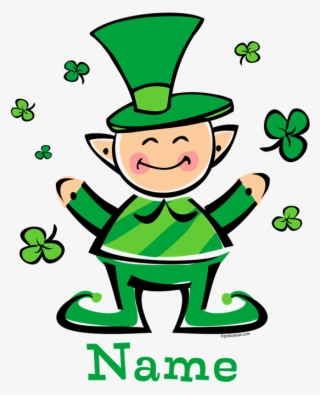 Personalized Wee Leprechaun Pillow Case Clipart , Png - Christmas Day