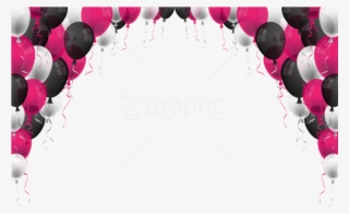Free Png Download Balloons Decoration Png Images Background - Red White And Black Balloons