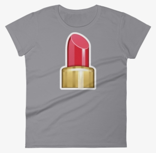 Women's Emoji T Shirt - Lipstick