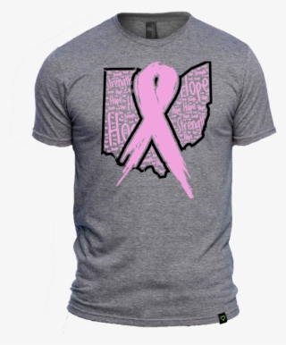 strength & hope breast cancer awareness tee - active shirt
