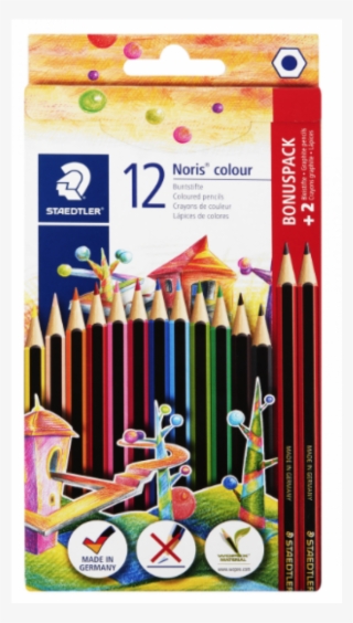 Steadler Bonus Pack Color Pencil 12 Long 2 Graphite