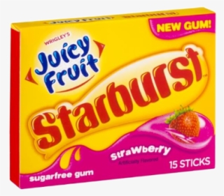 Wrigleys Starburst Strawberry Gum - Starburst Candy