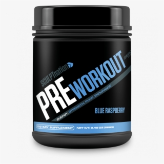 Pre Workout Blue Raspberry - Bodybuilding Supplement