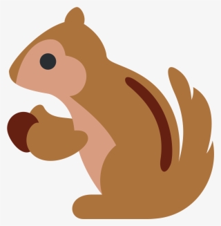 Chipmunk - Squirrel Emoji Png