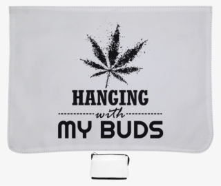 Hanging With My Buds Messenger Bag - Label