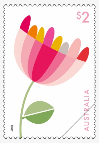 $2 Love Flower Stamp - Postage Stamp