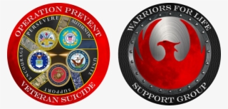Warriors For Life Challenge Coin - Military