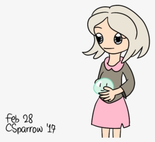 Cute Star Sparrow Followed - Cartoon
