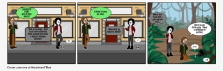 Lady Meets Nature Boy - Cartoon