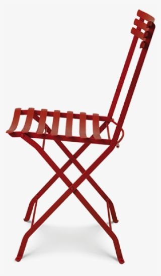 Red Metal Outdoor Folding Chairs
