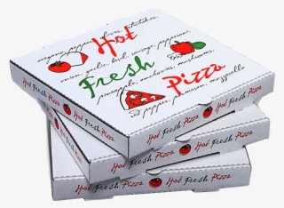 Custom White Corrugated Pizza Box - Pizza Boxes