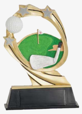 7" Golf Cosmic Resin - Trophy