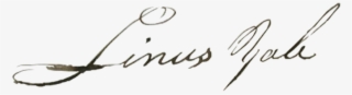 The History Of Yale - Calligraphy
