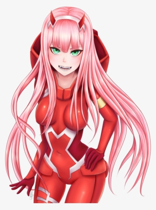 Zero Two Transparent Background - Cartoon