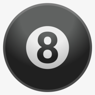 Download Svg Download Png - Pool Ball 8 Png