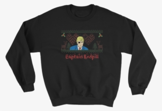 Captain Redpill Christmas Sweatshirt - Astroworld Merch