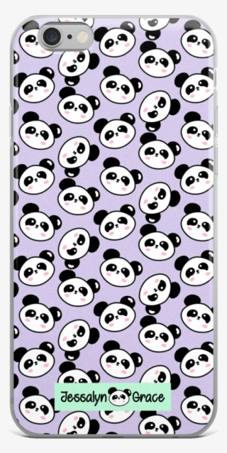 Panda Head Pattern Iphone Case - Jessalyn Grace Phone Cases