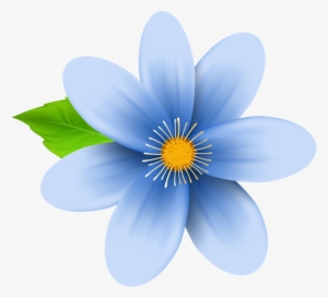 Blue Flower Clip Art Image - Blue Flower Clip Art