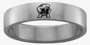 University Of Maryland Terrapins Stainless Magnetic - Maryland Terrapins Terps Sterling Silver Heart Charm
