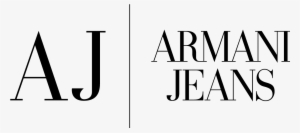 Armani Jeans Logo, Logotype, Wordmark, Textmark - Calligraphy