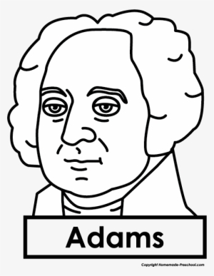 President Clipart - John Quincy Adams Cartoon Drawing
