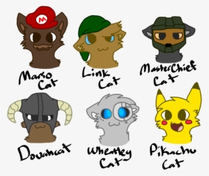 Video Game Cat Characters By Jupitern - Video Game Cat Character