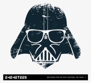 Hipster Darth Vader - Darth Vader Mask Logo