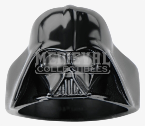Darth Vader Black Large 3d Helmet Ring - Star Wars Ring Darth Vader 3d Size 9