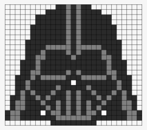 Star Wars Darth Vader Perler Bead Pattern - Pixel Art Star Wars Darth Vader