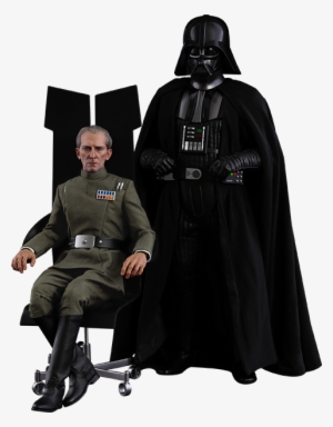 Hot Toys Grand Moff Tarkin And Darth Vader Sixth Scale - Grand Moff Tarkin And Darth Vader 1:6 Scale Figure