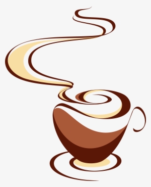 Coffee Cup Cappuccino Tea Cafe - Coffee Aroma Png