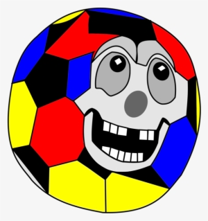 Football Beach Ball Golf Balls - Cafepress Cartoon Soccer Ball Face Tile Coaster
