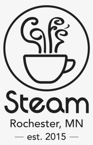 24 Nov Steam Logo Black - Steam Rochester