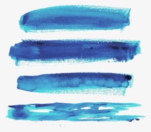 Blue Stroke Ink Stain Paint Freetoedit