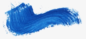 22 Blue Paint Brush Stroke - Blue Brush Paint Wave