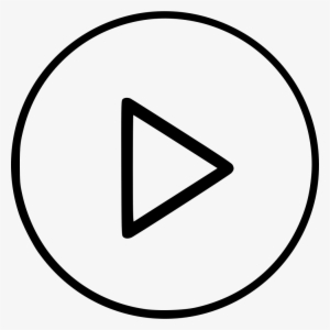Audio Movie Play Video Watch Comments - Play Button White Png