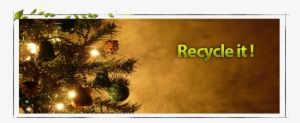 recycle christmas tree - preghiere di natale