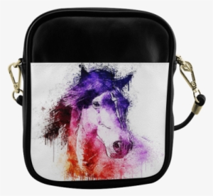 Watercolor Horse Sling Bag - Watercolor Horse Pillow Case