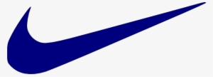 Small - Nike Swoosh Logo Blue