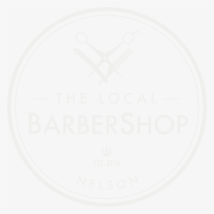 The Local Barbershop Nelson - Barber Shop Logo Black