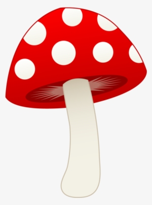 Red And White Mushroom - Mushroom Cartoon