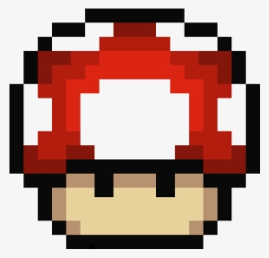 Mario Mushroom - Mario Green Mushroom Pixel