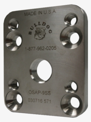 9 Mm Offset Plate, Stainless Steel - Bulldog Tools