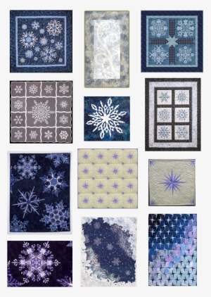 Snow Flurries By Peggy Martin At Peggy Martin Quilts - Snow And Ice Quilt